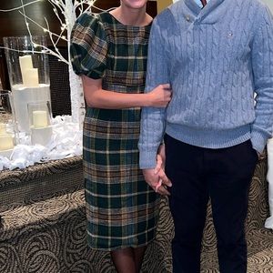 Ivy city Holly plaid dress